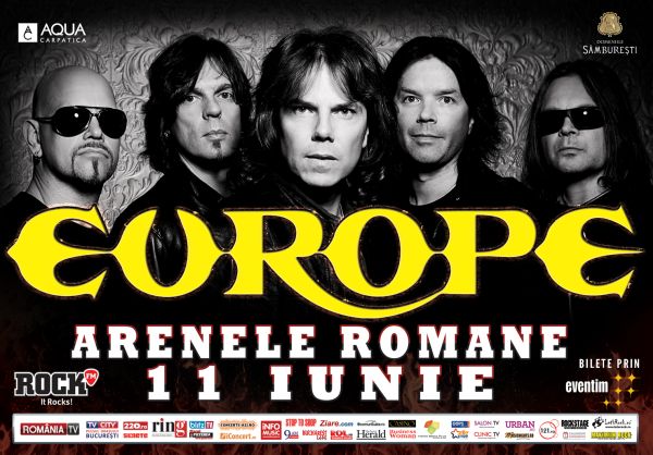 Bilete suplimentate la concertul Europe si un mesaj video de la Joey Tempest